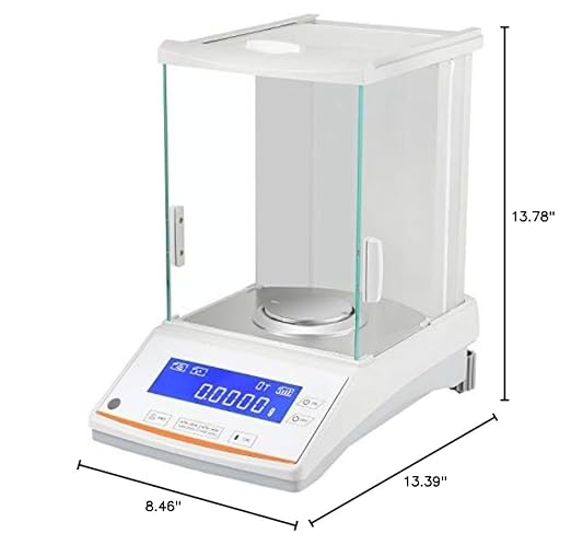 Balanza analítica digital alta precisión 0.1mg 100g miniatura 8