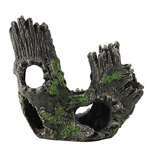 Beufee Aquarium Driftwood, Fake Driftwood Aquarium Decorations Aquarium Decor Wood Reptile Driftwood Artificial Driftwood for Aquarium (02)