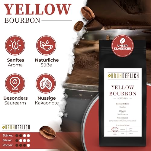 BRÜHDERLICH Kaffeebohnen Probierset ganze Bohnen (500g) - Premium Geschenk - Geschmackliche...