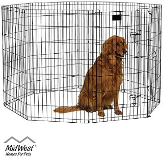 MidWest Homes for Pets Folding Metal Exercise Pen / Pet Playpen