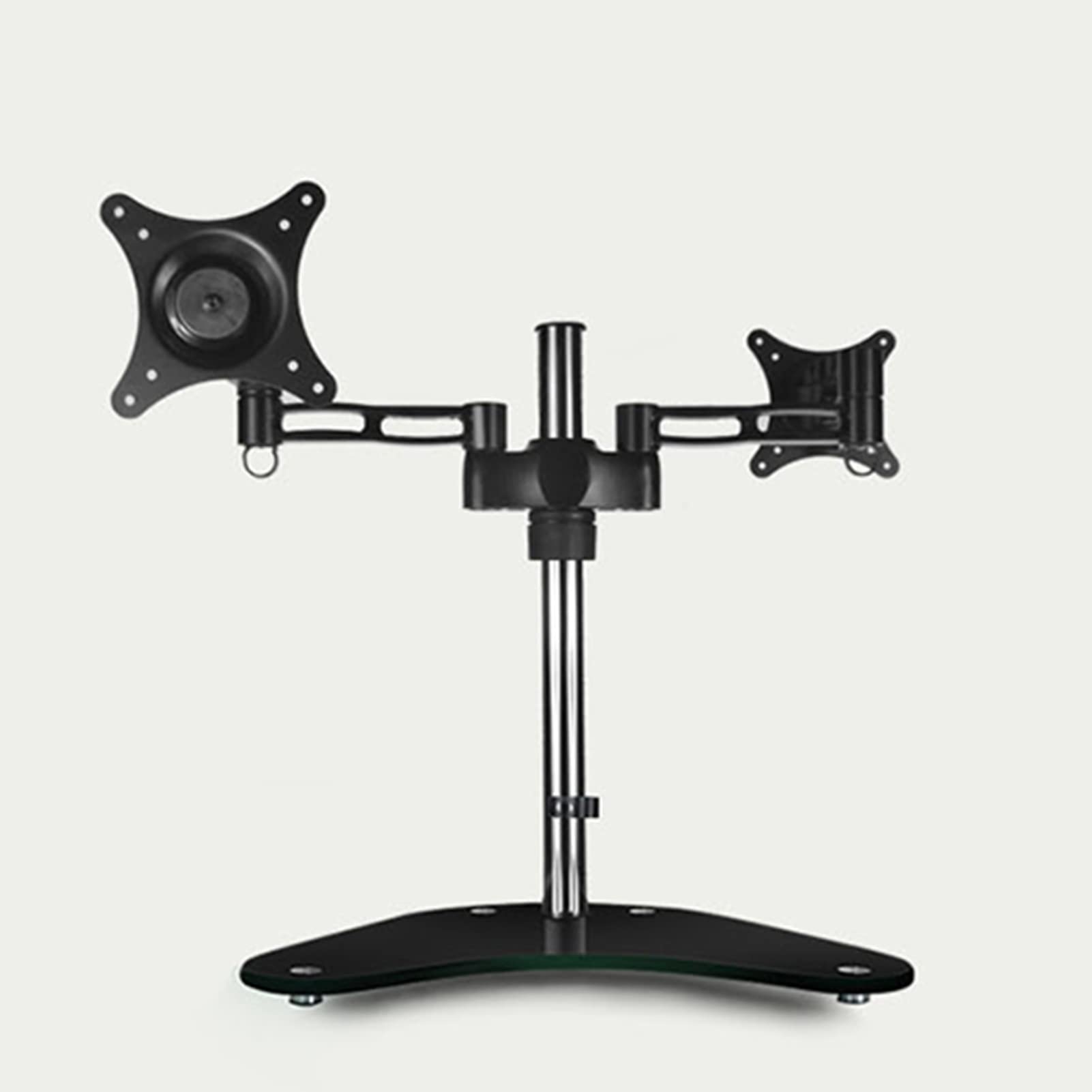 asdchZen Dual Monitor Stand,Heavy Duty Fully Adjustable Monitor Stand For 2 Two Monitor,Heavy Duty Structure Supports Most 15-27 Inch Monitors