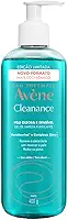 Avène Cleanance Gel de Limpeza Facial, Gel Facial Purificante com Monolaurina™, Zinco e Água Termal Avène, Controla Oleosidade, Desobstrui Poros, Reduz Cravos em 82% e Acalma Peles Sensíveis, 400g