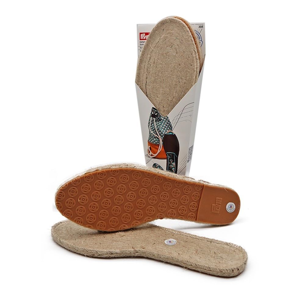 Prym - Rubber Jute (Size 38) Espadrille Soles - 1 Pair