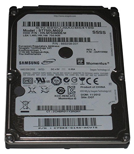 Seagate ST750LM022 Momentus Spinpoint M8 Disque dur interne 2,5'' SATA II 5400 tours/min 750 Go