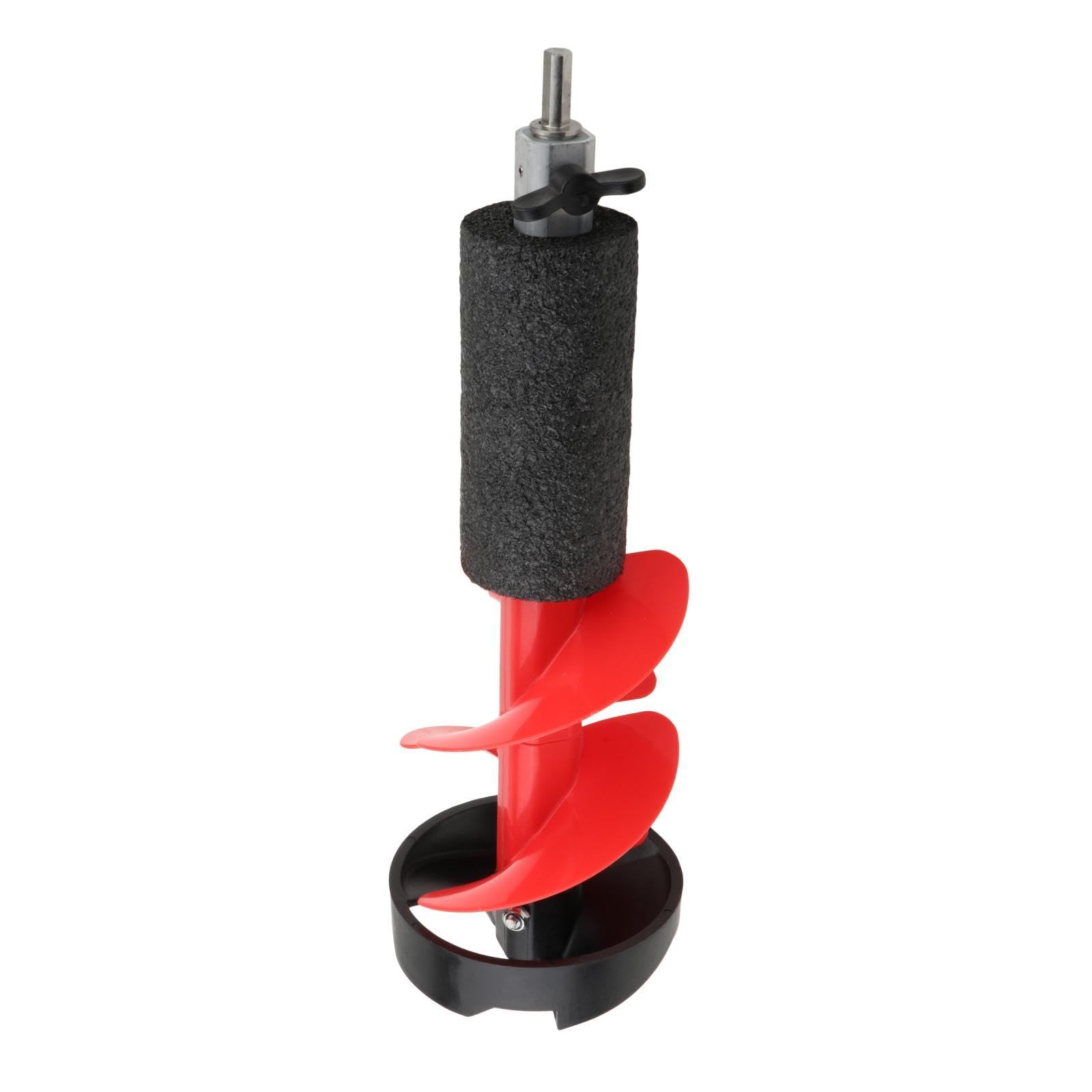 Icebohrer Eisbohrer Eisangeln Bohrer Aluminiumlegierung Metall Eisbohrer Set Robustes Gerät Energiesparend für Angeltouren Winteraktivitäten Seen Flüsse Meere leichte Winter Outdoor Ausrüstung, 50cm