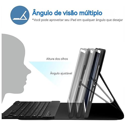 Capa Para Tablet com Teclado Tab A7 Lite 8.7 Polegadas