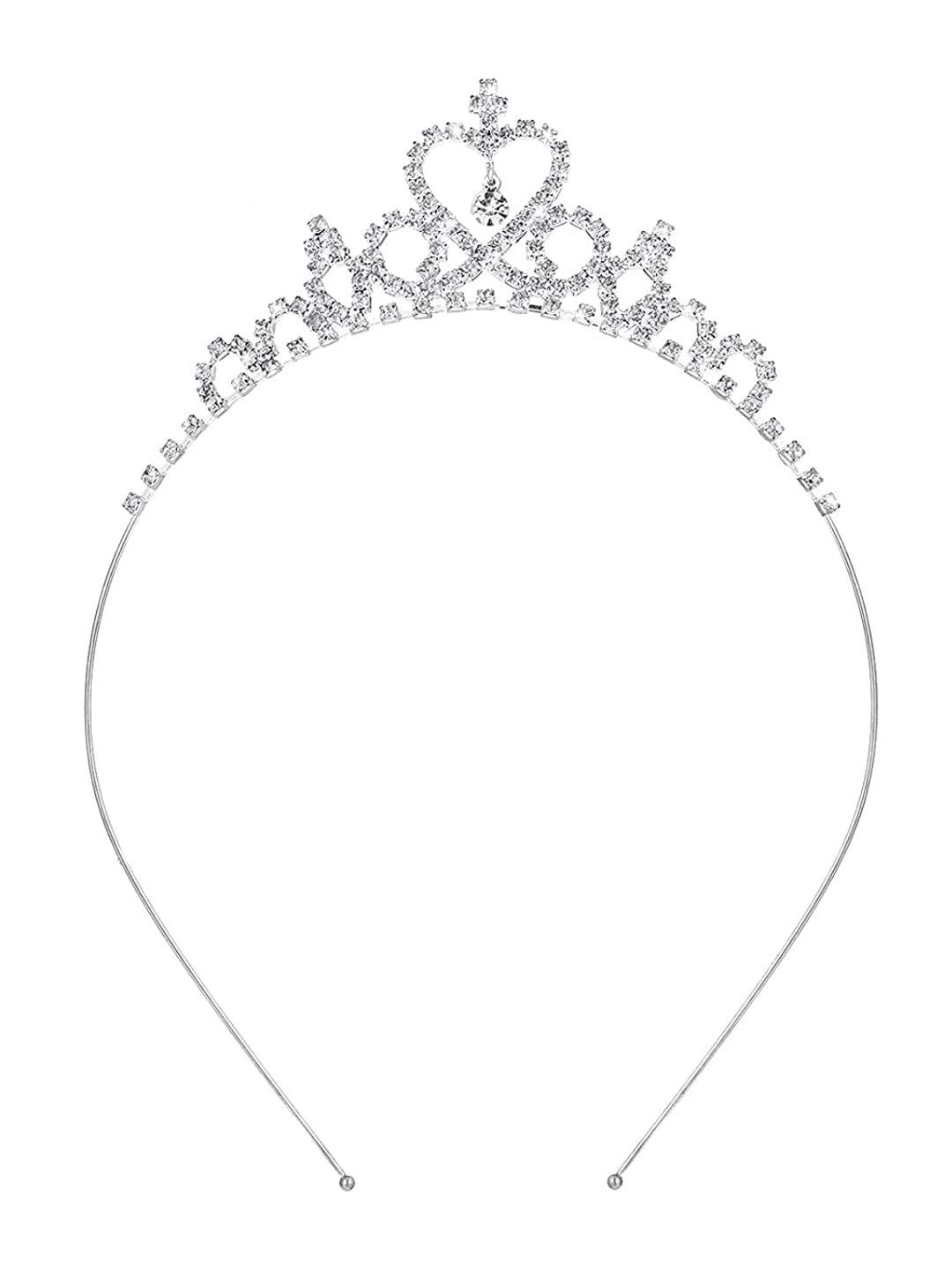 Melbees by Yellow Chimes Head Band For Women Silver Crystal Bead Hair Tiara Headband Crown Shape For Women and Girls (B0BB6ZNFW7) Amazon Price History, Amazon Price Tracker