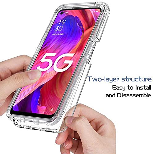 Cover per OPPO A94 5G, Custodia 2in1 Dual Layer