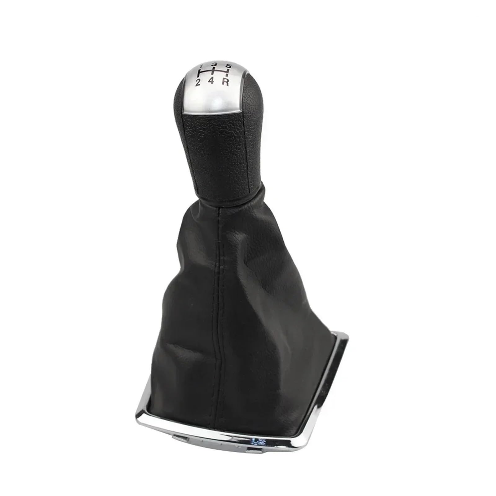 LinQianBhD Car Gear Shift Knob for Focus 2 for Mondeo for MK2 2005 2006 2007 2008 Gear Shift Knob Lever Gaitor Shifter Boot(White)