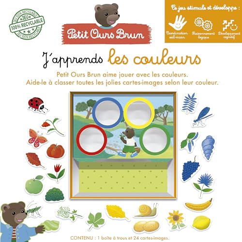 Educa Le Jeu pour Apprendre à associer et à différencier Les Couleurs de Base | Le Petit Ours . Classer Les éléments par la Couleur correspondante 19877 - vue 3