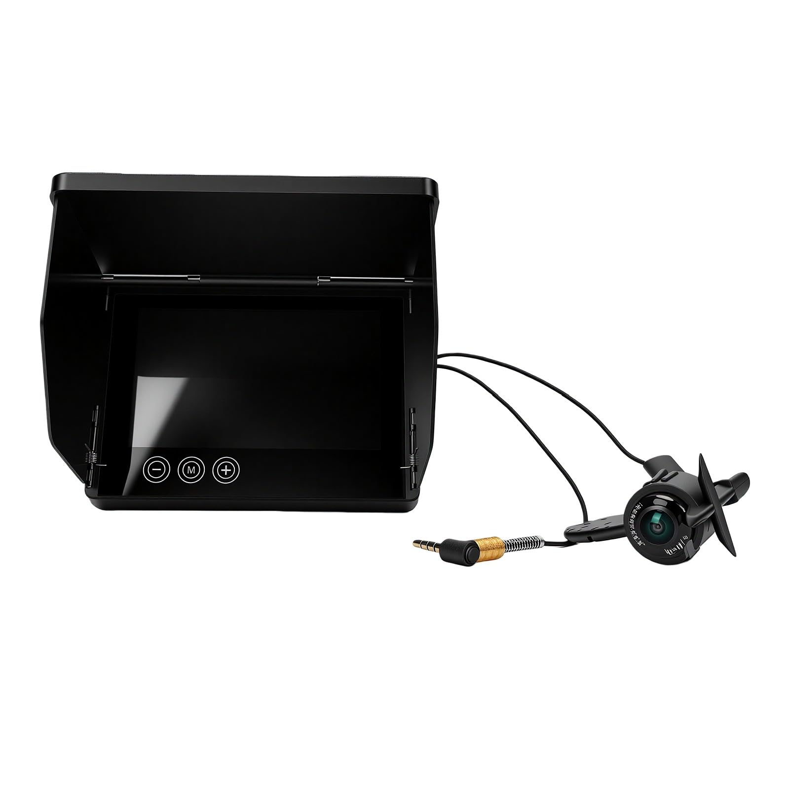 ASHATA Cámara de Pesca Submarina 8000mAh IP68 Pantalla Táctil de 5 Pulgadas
