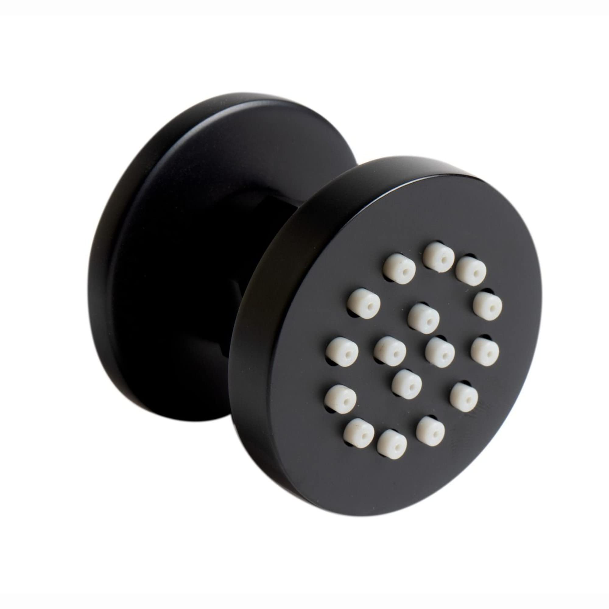 Enki Black M05 Shower Jet Body Massager Spray Spa Round Bathroom Mixer