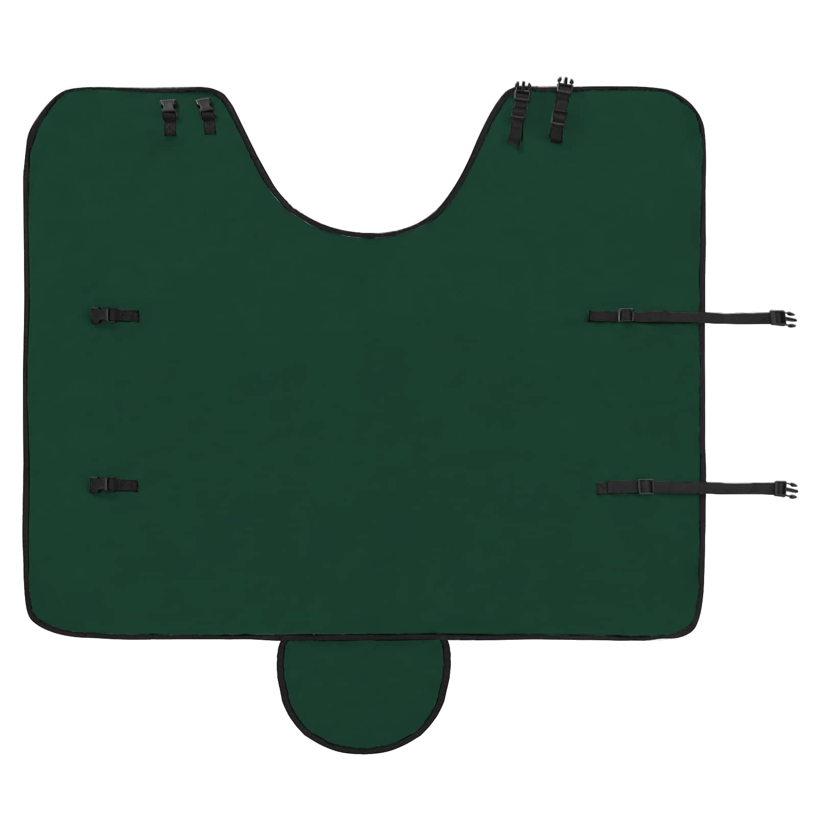 Manta para caballo verde oscuro de poliéster, 75 cm, para pastos, establos y exteriores, transpirable, impermeable, resistente a desgarros, cálida y fácil de limpiar, con funda extraíble para