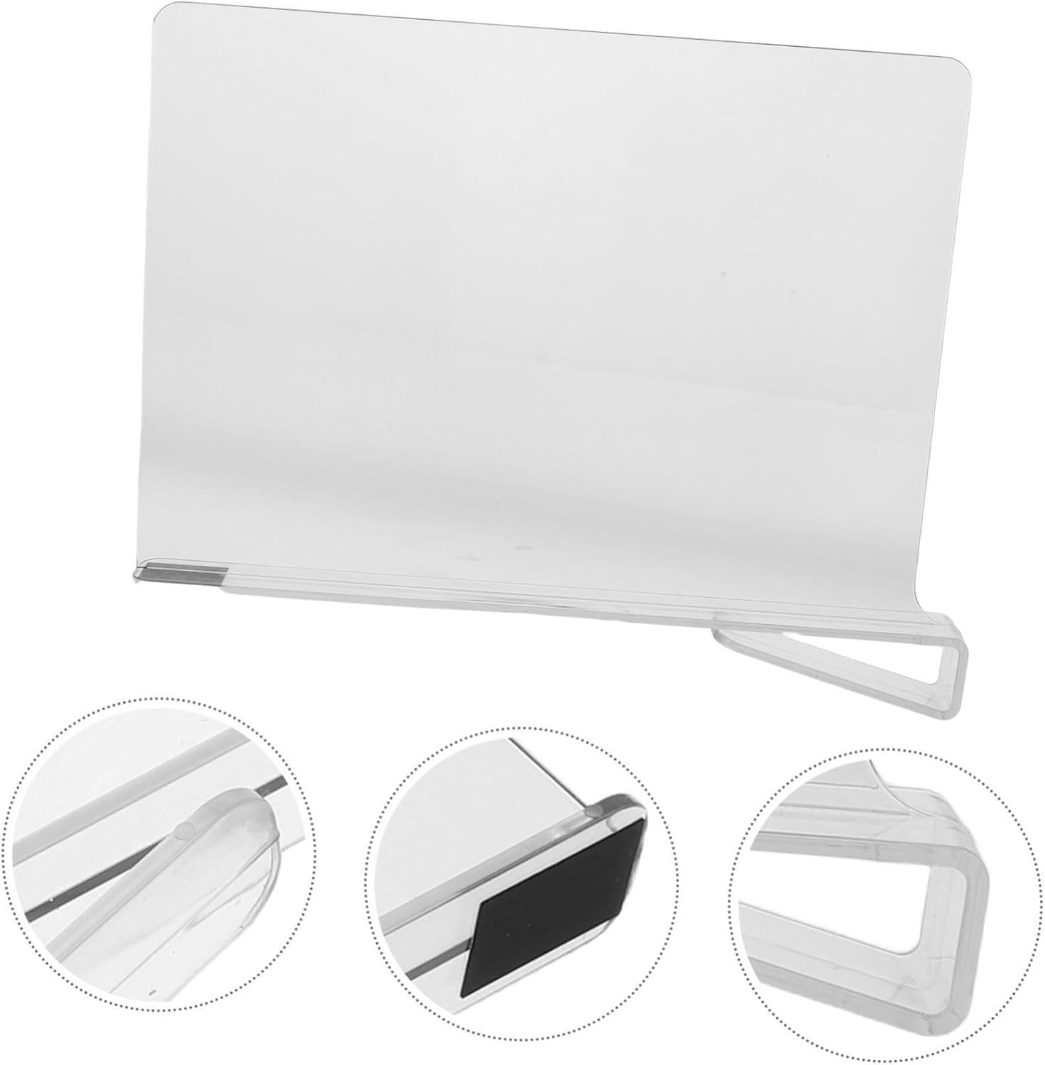 6pcs Acrylic Shelf Dividers: for Shelves Adjustable Clear Closet Separator Clear Wardrobe Organizer - for Home and Storage Organization