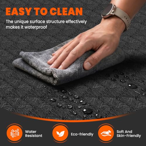 Stepwaver Large Exercise Mat - 9'x5'(10mm) Extra Thick Workout Mats by Stepwaver - Used condition - Image 6
