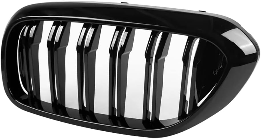 G30 G31 M5 Grille ABS Front Kidney Grill for BMW 5 Series 2017 2018 2019 B5 D5 Dual Slat Gloss Black