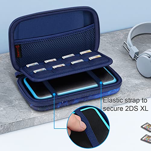 Image of Fintie Carrying Case for Nintendo New 2DS XL LL /New 3DS / 2DS / 3DS XL LL, Protective Hard Shell Portable Travel Cover Pouch with Game Card Slots & Inner Pocket, Starry Sky