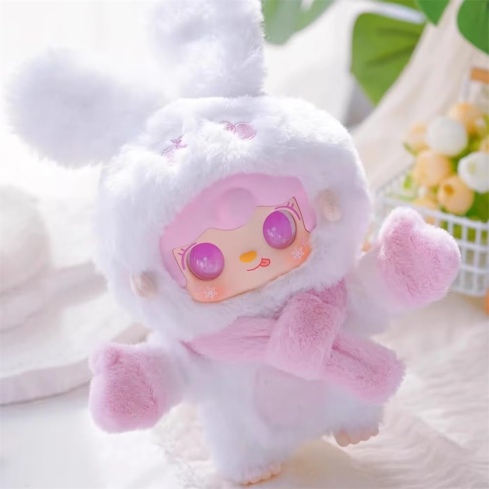 KILA MILA Yooki Series Plush Keychain Blind Box, Kawaii Stuffed Blind Box Doll Mystery Plush Collectible for Birthday Gift (Random 1pcs)