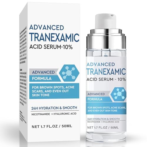 Tranexamîc Acid Serum, Helps Reduce Appearance of Skin Discoloration, Hyaluronic