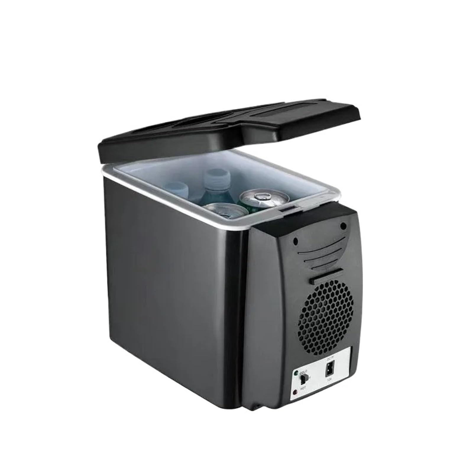 Refrigerador for Auto de 6L y 8L, pequeño, for casa, Camping, Verano, Bebidas frías congeladas, 12 V, 24 V, for Auto y camión.(6L-12V)