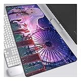 Plastic Memories XXL Anime Alfombrilla para ratón 900 x 400 mm - Speed Gaming Mousepad - Mouse Pad para Ordenador - 3mm Goma Antideslizante, para Gamers Ordenador, PC y Laptop, A