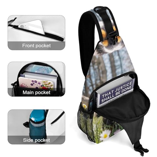 Bolso cruzado casual deportivo para viajes y senderismo miniatura 4