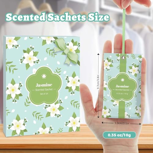 Image of STRN Scented Sachets for Drawer and Closet, Jasmine Scent 14 Pack for Home