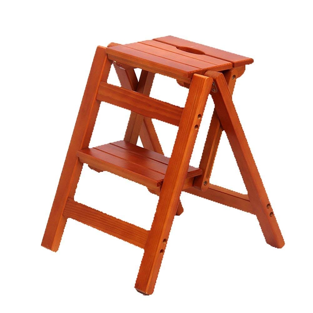 Marchepied en bois polyvalent avec tabouret escalier domestique porte-fleurs
