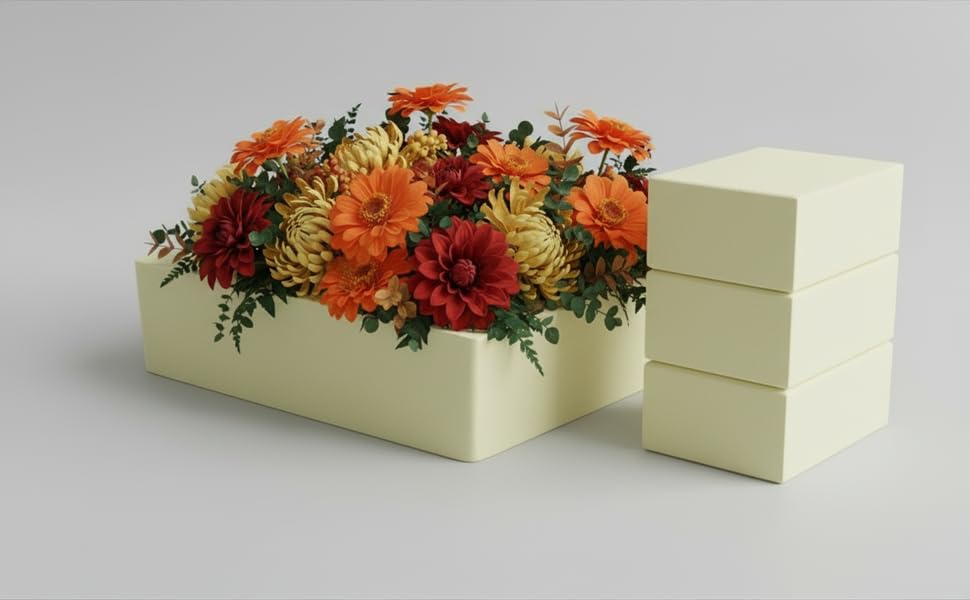 Amazon.com: XCEL Floral Foam Blocks - Reusable, Weather Resistant