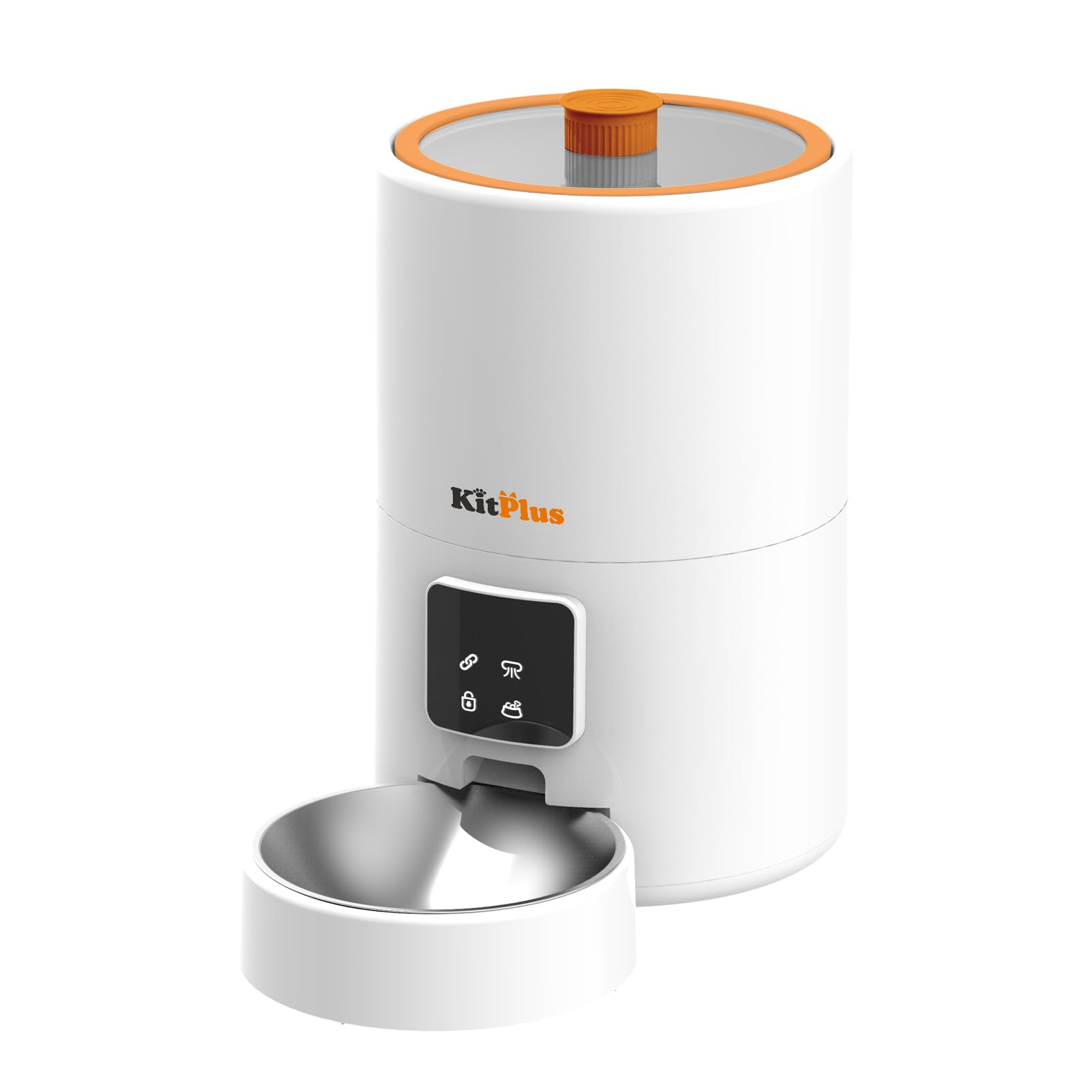 Automatic Cat Feeder, Electronic Pet Food Dispenser for Cats (white)