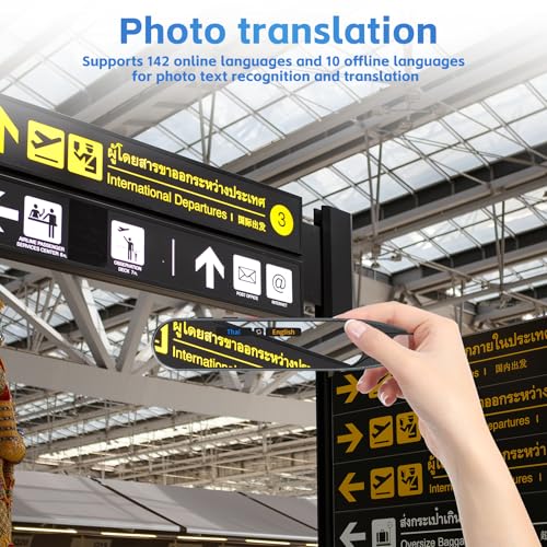 Image of Scan Translator Pen, Language Translator Device, Dyslexia Tools with 142 Online /10 Offline Languages, Text to Speech Reading Pen for Learning Difficulties, Language Learners and Elderly Users