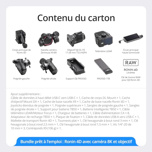Caméscope Dji Ronin 4D - vue 8