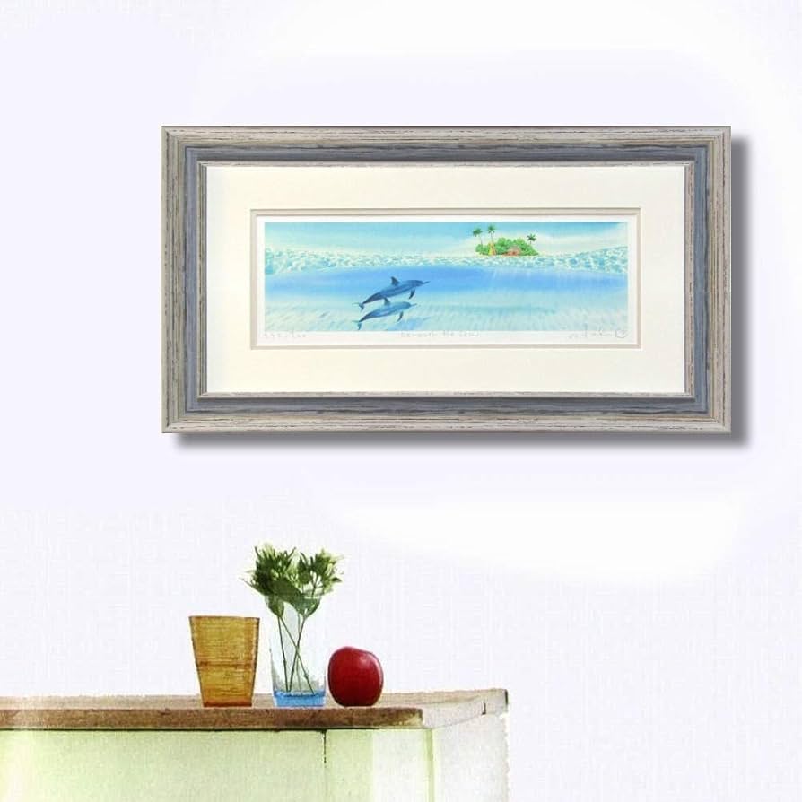 くりのきはるみ　ジクレー　額装 Amazon.co.jp: くりのきはるみ beneath the sea ジクレー 版画