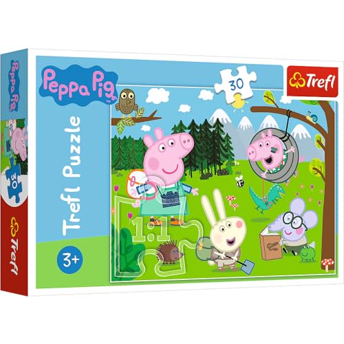 Review de Puzzle pepa pig de esta semana. 29 Trefl Expedición al Bosque - Peppa Pig 30 Piezas Rompecabezas Impresión de Alta Calidad, Puzzle DIY, Diversión Creativa, Puzzle Clásico para Adultos y Niños a Partir de 3...