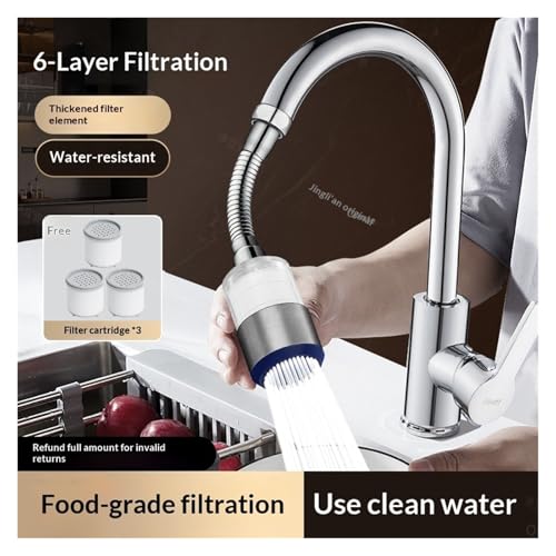 Aireador Grifo Cocina para Lavar Platos Grandes Cómodamente sin Salpicar 5