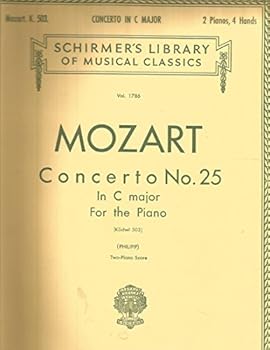 Unknown Binding Mozart: Concerto No. 25 in C, K.503 - Piano Duet Book