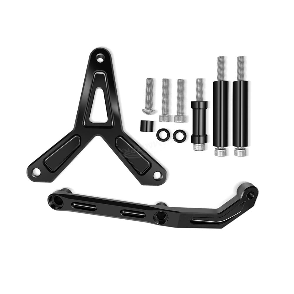 Kit Di Montaggio Staffa Ammortizzatore Sterzo Stabilizzatore Per Accessori Per Moto Per 9 900 Per MT09 2021-2024 Per MT-09 Ammortizzatori(Black B)