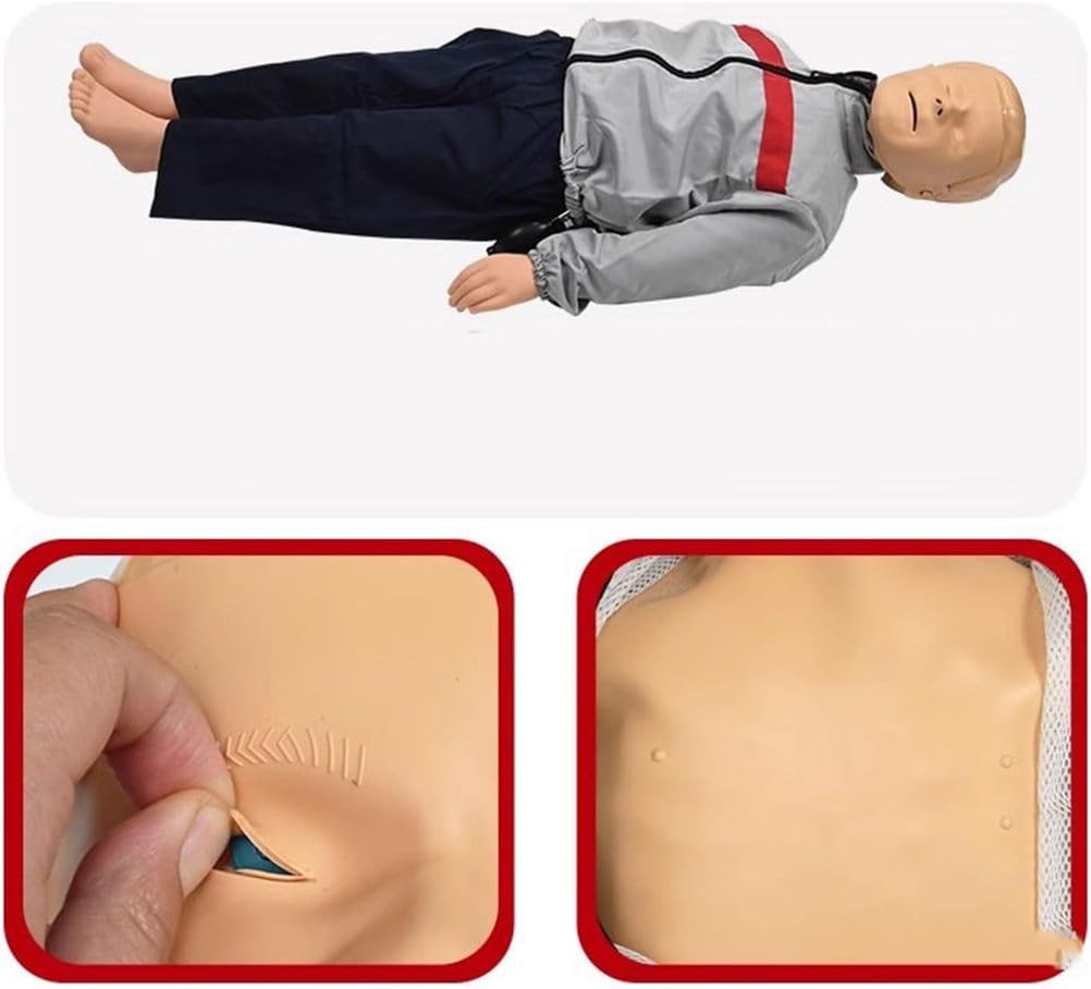 Manichino Didattico per Bambini, Manichino CPR a Tutto Corpo per Bambini, Manichino di Rianimazione Pediatrica per Pronto Soccorso in Caso di Ostruzione delle Vie Aeree