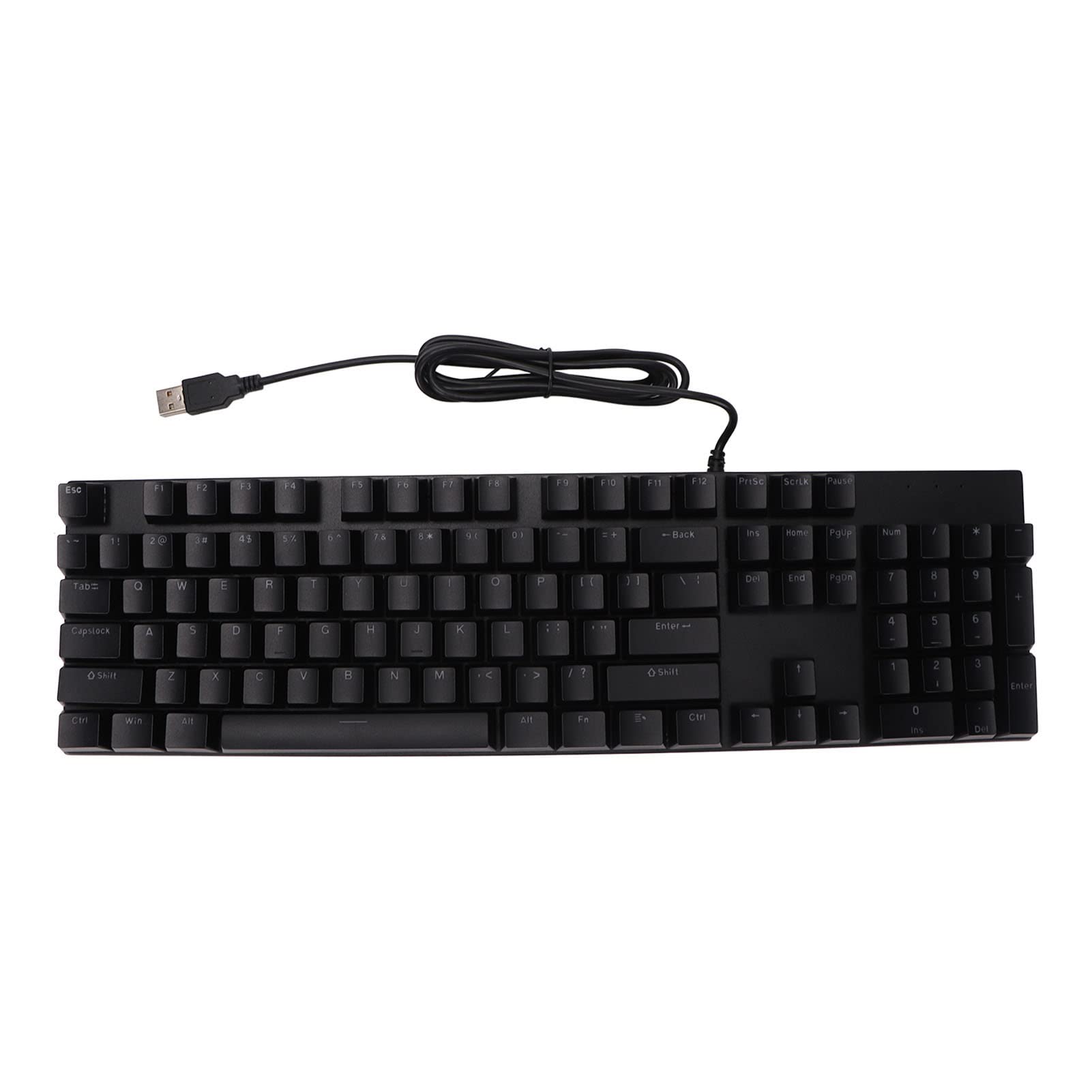 Ausla 104 Klawisze Mechaniczna Klawiatura, Niebieskie Przełączniki RGB
