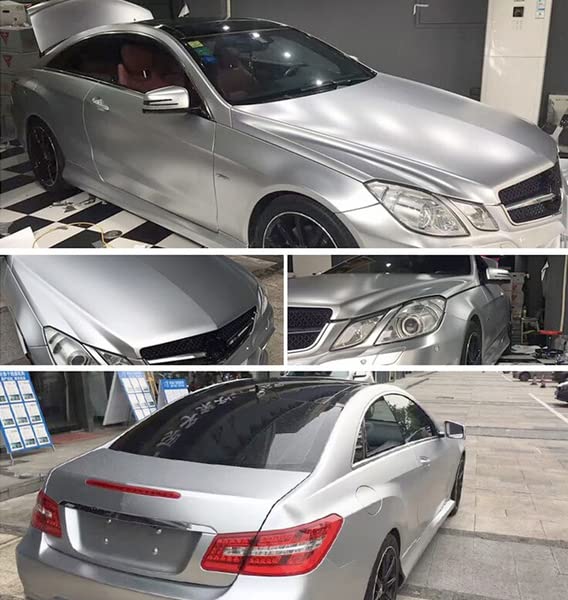 Home13 Silver Metallic Wrap Car And Bike Diy Wrap Sheet