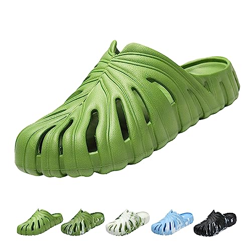 Optigard Monstera Slippers for Women and Men,Monstera EVA Thick Sole Pillow Slippers,Non Slip Quick Drying Breathable Beach Monstera Slides
