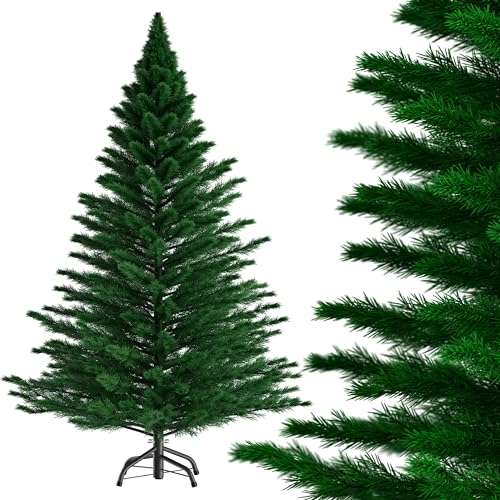 CASARIA® Weihnachtsbaum künstlich 180cm wie echt Edeltanne Spitzguss...