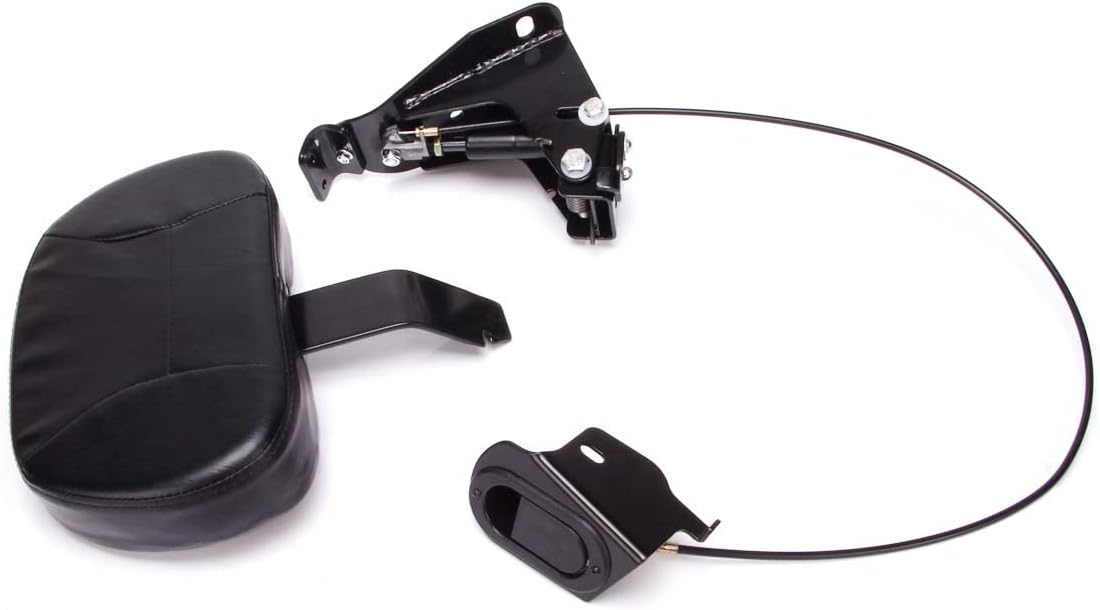 Adjustable Rider Backrest For Harley Davidson, One-Button Angle Adjustment Front Driver Sissy Bar, for Touring Road King Road Glide Street Glide Electra Glide Ultra Limited 2009-2023