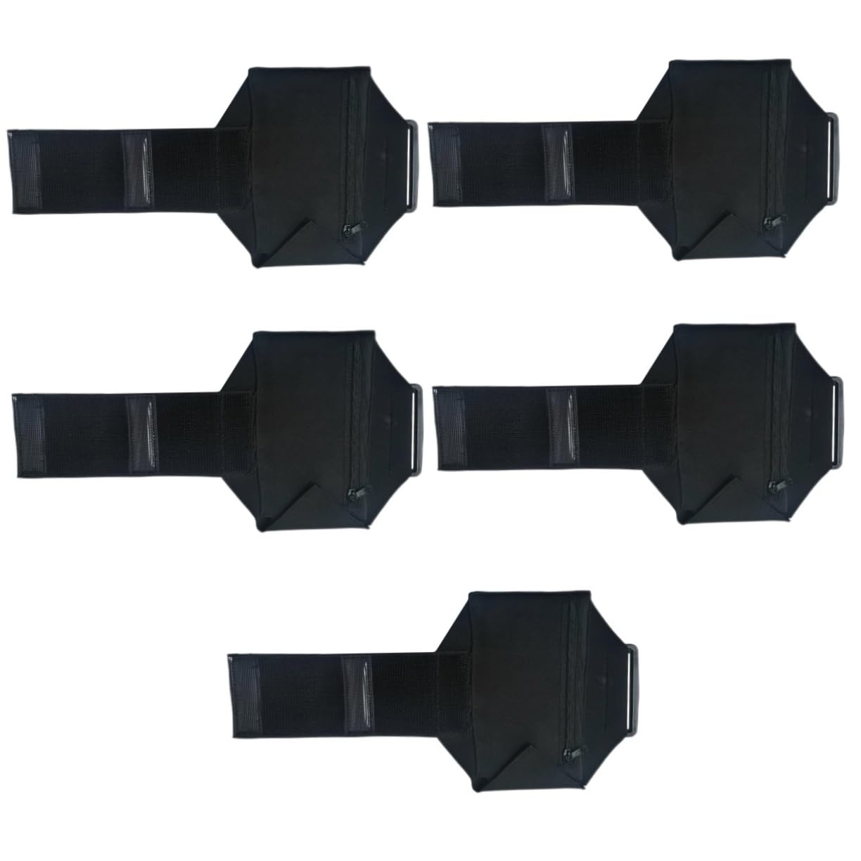 NUOBESTY 5 Stück Outdoor Sportarmband für Smartphones Multifunktionale Handyhalterung aus Neopren für Joggen Fitness und Radfahren Kompakt und Leicht für Mobiltelefone und Karten Geeignet