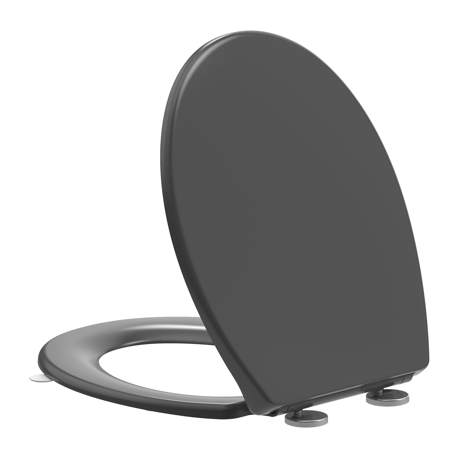 Abattant de toilette O gris YEAUPE PRO avec abattant frein de chute et kit de levage