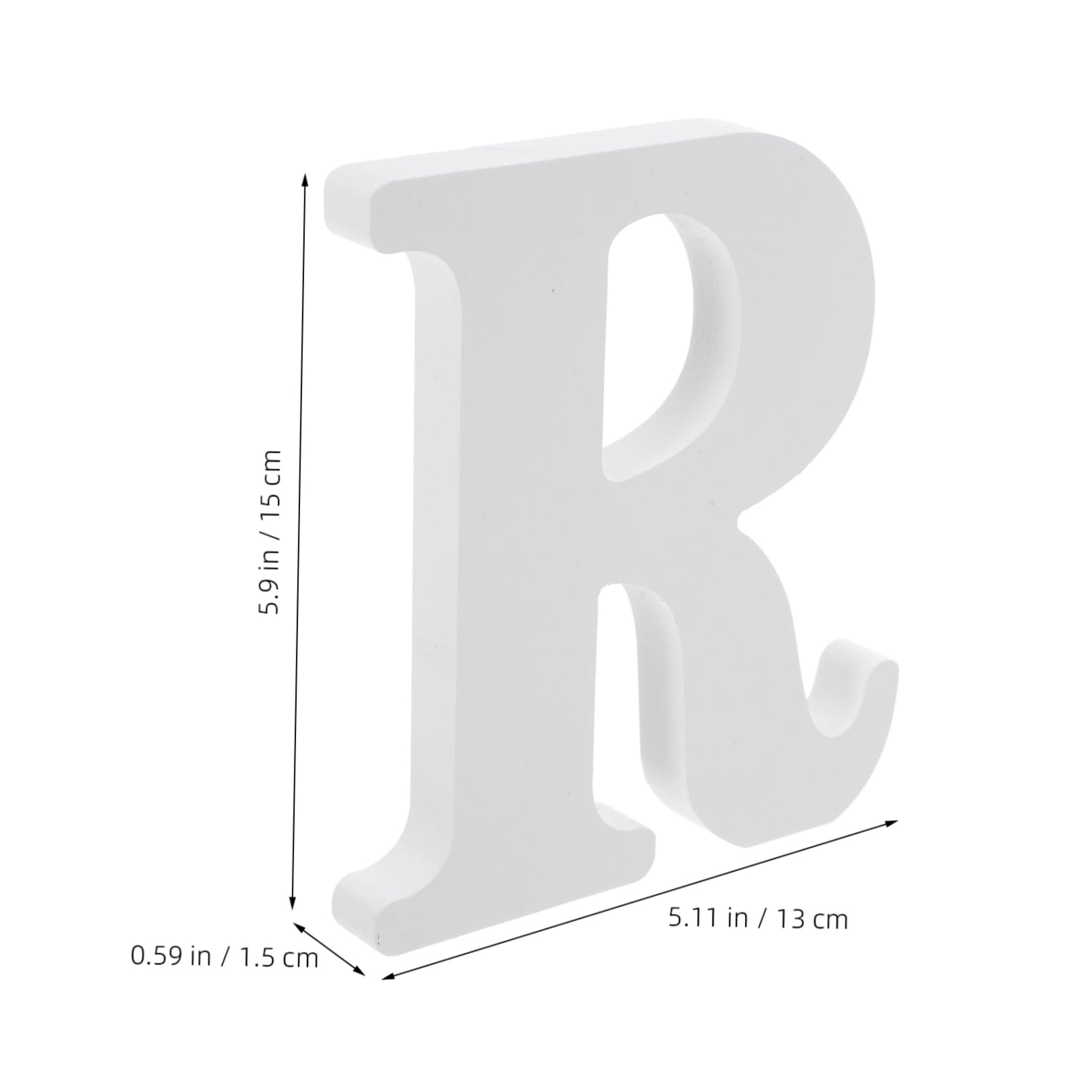 ERINGOGO Letter 6in DIY Wooden Letters Home Party Project Decor Sign Wood Alphabet