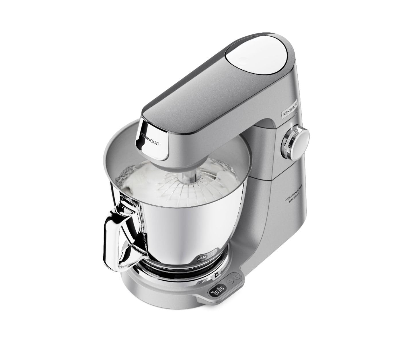 Kenwood KVL85.704SI Titaniu Chef Baker XL Impastatrice Planetaria con Ciotola da 5L e 7L, Fruste per impstare e Accessorio Frullatore, Robot da Cucina, Tritacarne e mini Tritatutto