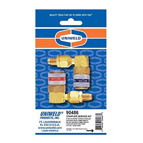 Kit Acoplador Automático Uniweld 90486 Rojo y Azul miniatura 2