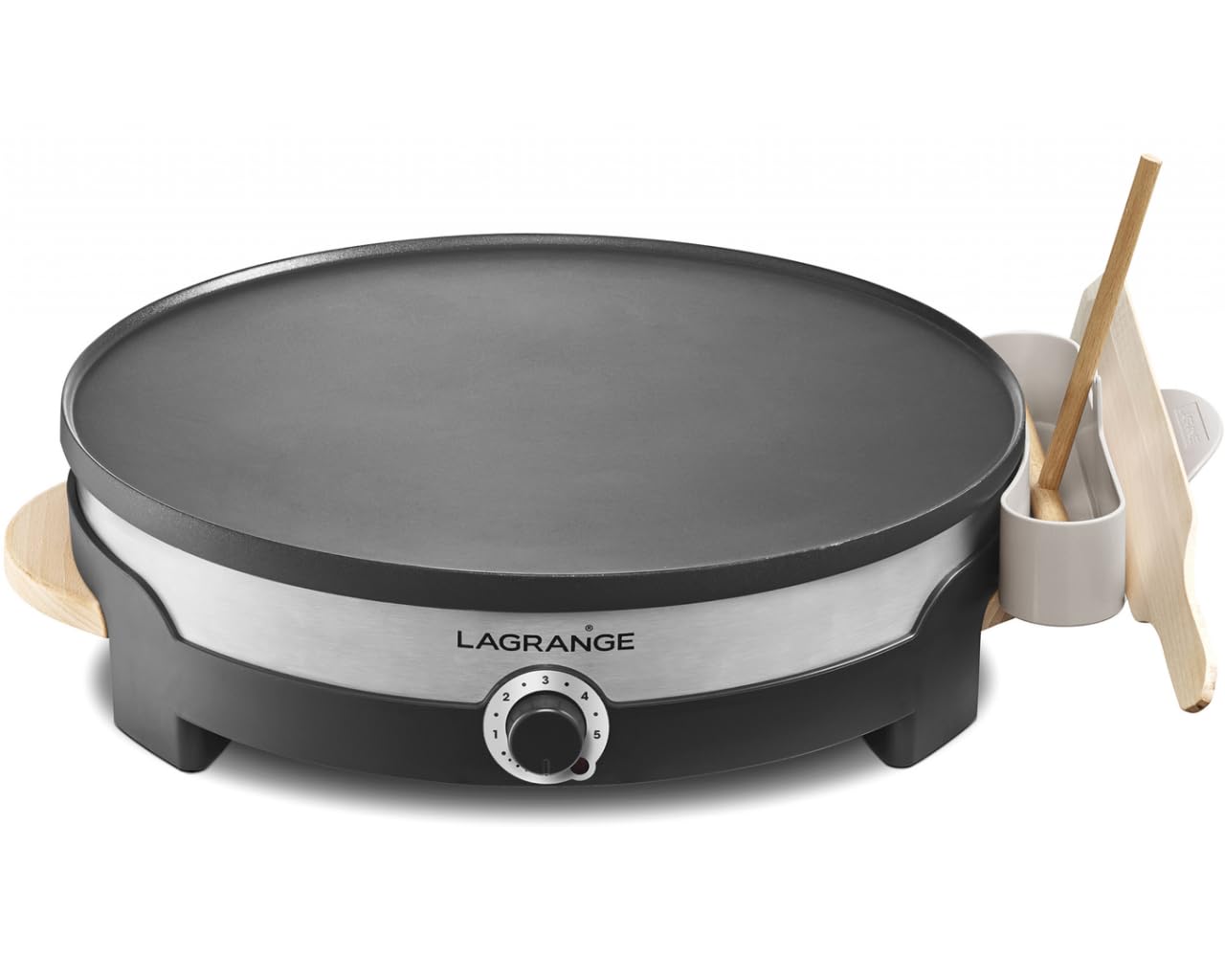 Lagrange Tradi'® Duo Crêpes-Pfanne, 1500 W, Schwarz