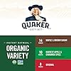 QUAKER-Instant-Oatmeal-USDA-Organic-Non-GMO-Project-Verified-3-Flavor-Variety-Pack-Individual-Packets-32-Count QUAKER Instant Oatmeal, USDA Organic, Non-GMO Project Verified, 3 Flavor Variety Pack, Individual Packets, 32 Count (Pack of 1)